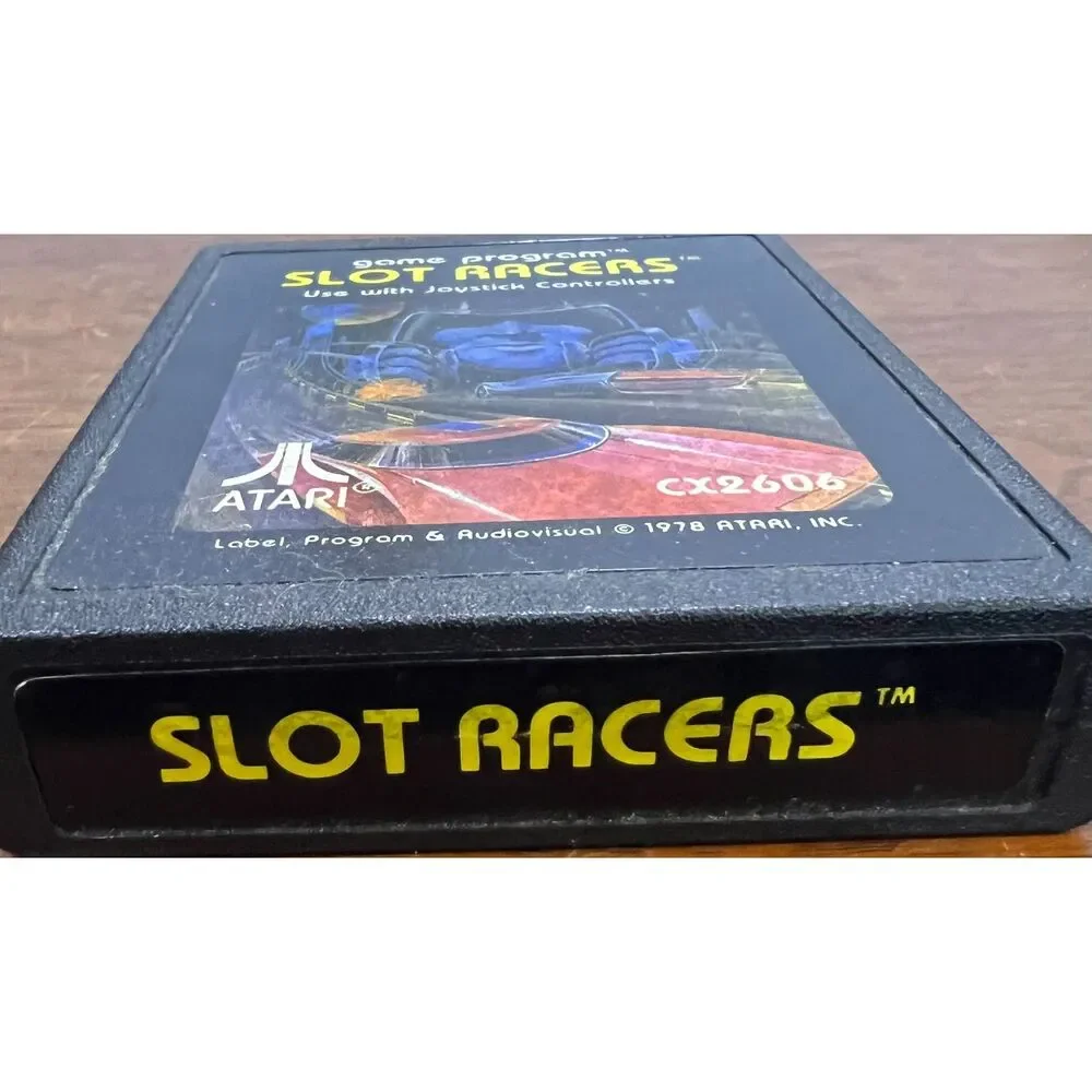 Vintage Atari 2600 Slot Racers 1978